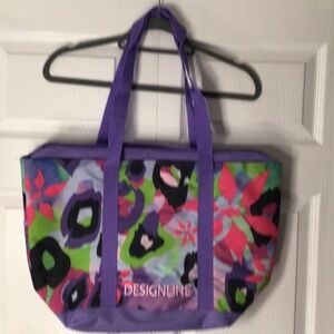 NWOT abstract floral Tote